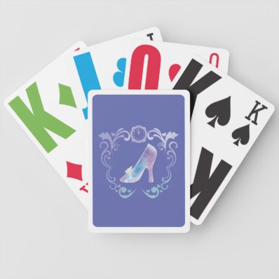 Cinderella's Glass Slipper Bicycle Playing Cards