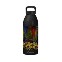 Cine Tree With Orchids Water Bottles