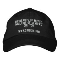 cinekin slogan hat embroidered hats by cinekin cinekin slogan hat embroidered hats