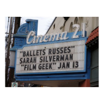 Cinema 21 Marquee posters