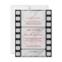 Cinema Small Rectangular Invitation