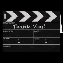 Cinema Thank You Card cards