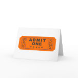 Cinema Ticket cards