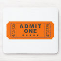Cinema Ticket mousepads