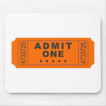 Cinema Ticket mousepads by prawny Cinema Ticket mousepads