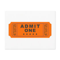 Cinema Ticket postcards by prawny Cinema Ticket postcards