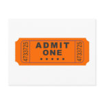 Cinema Ticket Postcard