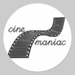 Cinemaniac with Film Strip stickers