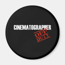 CINEMATOGRAPHER DARK REFRIGERATOR MAGNET