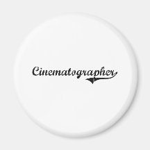 Cinematographer Professional Job Refrigerator Magnet
