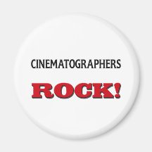 Cinematographers Rock Refrigerator Magnet