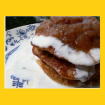 Cinnamon Almond Pancakes postcards