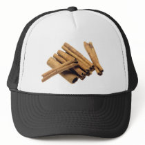 Cinnamon bark trucker hat