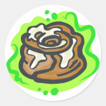 Cinnamon bun stickers