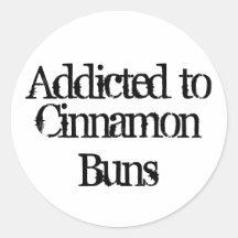 Cinnamon Buns Round Sticker