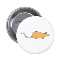 Cinnamon Color Pet Rat. Button
