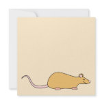 Cinnamon Color Pet Rat. Invitations