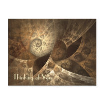 Cinnamon & Ginger Fractal Art postcards by WriteStuff Cinnamon & Ginger Fractal Art postcards