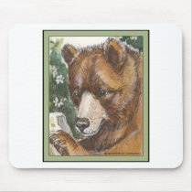 Cinnamon Grizzly Bear mousepads