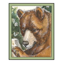 Cinnamon Grizzly Bear posters
