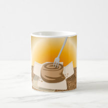 Cinnamon roll mug