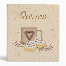 Cinnamon Rolls Recipe Binder