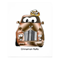 Cinnamon Rolls (Royce) Poster Print
