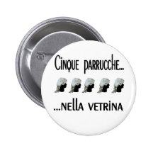 Cinque parruche anstecknadelbutton