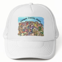 Cinque Terre, Italia hats by 2302souvenirlane Cinque Terre, Italia hats