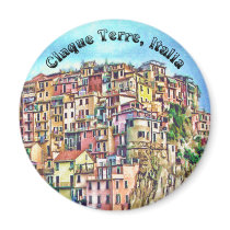 Cinque Terre, Italia magnets by 2302souvenirlane Cinque Terre, Italia magnets