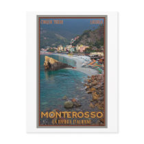 Cinque Terre - Morning Monterosso Beach Post Cards