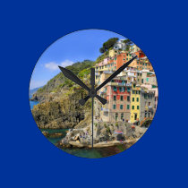 Cinque terre - Riomaggiore wall clocks