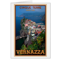 Cinque Terre - Vernazza from Above Greeting Cards