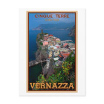 Cinque Terre - Vernazza from Above Post Cards