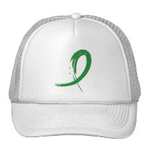 Cinta A4 del verde del síndrome de Tourette Gorro De Camionero