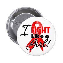 Cinta del cáncer de sangre - lucho como un chica pins