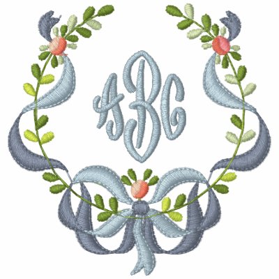 Cinta y floral - monograma de la novia Cinta y floral - monograma de la novia