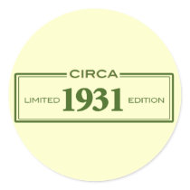 circa 1931 stickers