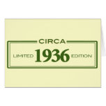 circa 1936 card