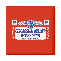 Circassian Orloff Wolfhound magnets