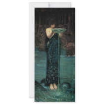 Circe Invidiosa by John William Waterhouse Personalized Invitations