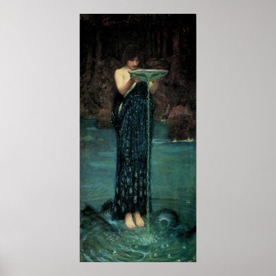 Circe Invidiosa by John William Waterhouse Poster
