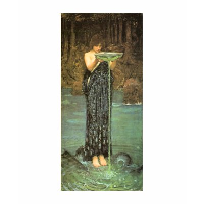 Circe Invidiosa by John William Waterhouse Tshirts by IrishPirateQueen