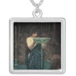 Circe Invidiosa, JW Waterhouse, Vintage Victorian Pendant