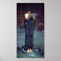 Circe Invidious - Circe with a Ponseive Bowl Print