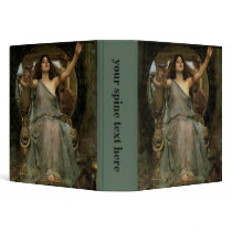 Circe Offering the Cup to Ulysses by JW Waterhouse Vinyl Binders