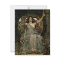 Circe Offering the Cup to Ulysses by JW Waterhouse Personalized Announcement