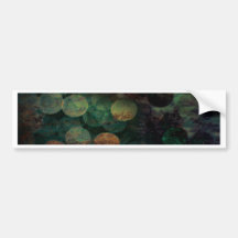 CIRCLE 01 Texture Grunge Bumper Stickers