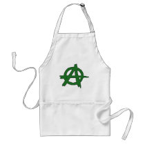 Circle A Anarchy Symbol Anarchist Anarchis Apron