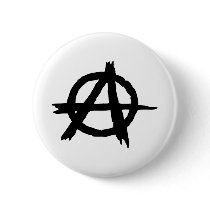 Circle A Anarchy Symbol Anarchist Anarchis buttons